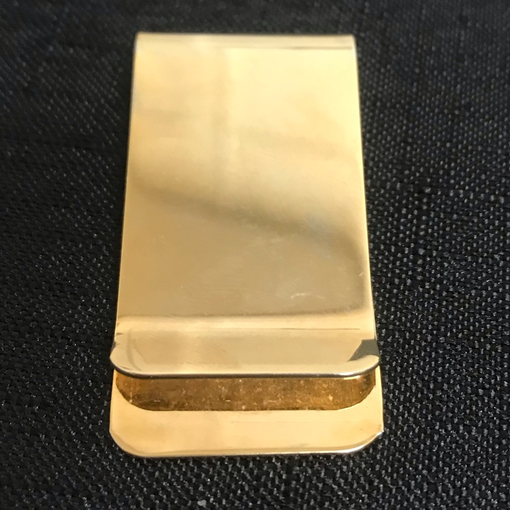Gold money clip